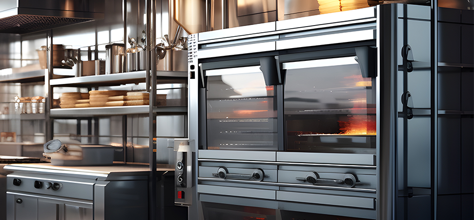 Energy efficient commercial oven bought using the Consumers Energy commercial kitchen rebate program